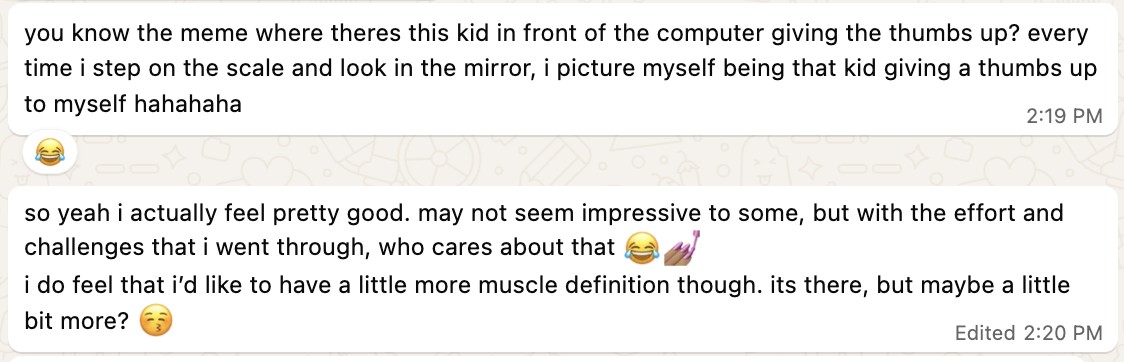WhatsApp screenshot